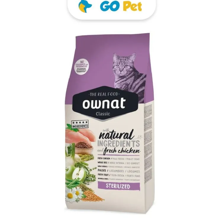 Ownat Classic Gato Esterilizado 1.5 kg - Pollo