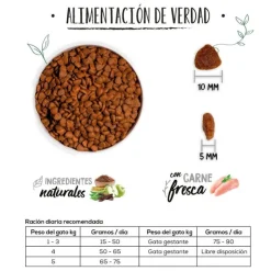 Ownat Just GF Gato Adulto 3 Kg - Gato Adulto - Libre de Granos