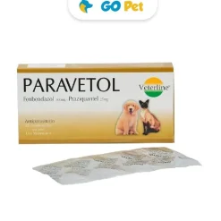 VETERLINE Paravetol x 1 Tableta Suelta - Antiparasitario para Perros y Gatos