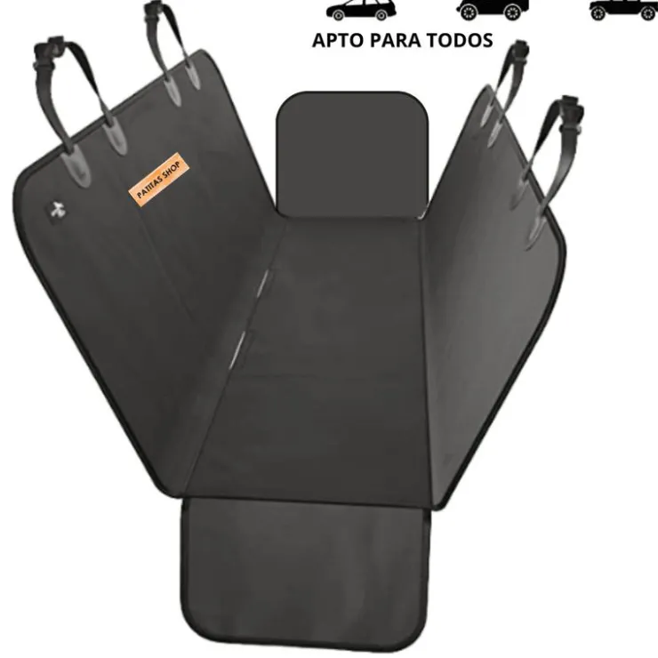 GoPet USA Patitas Shop Cobertor Protector Funda Trasera y Maletera Auto Ligero 360