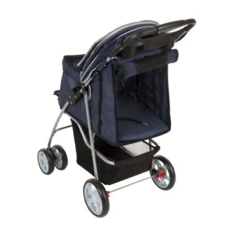GoPet USA Patitas Shop Coche Plegable de 4 ruedas para Mascotas