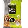 Pet Care Toalla Húmeda x 10 - Limón