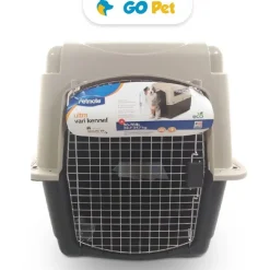 PETMATE Transportador Vari Kennel Ultra Fash-LG Negro con Crema (91.5x63.x68.5 cm)
