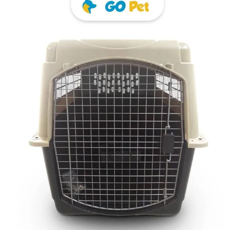 PETMATE Transportador Vari Kennel Ultra Fash-XLG Negro con Crema (102x69x76 cm)