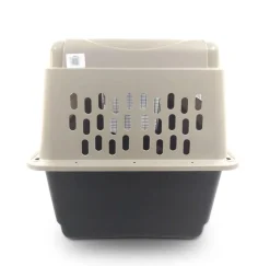 PETMATE Transportador Vari Kennel Ultra Fash-LG Negro con Crema (91.5x63.x68.5 cm)