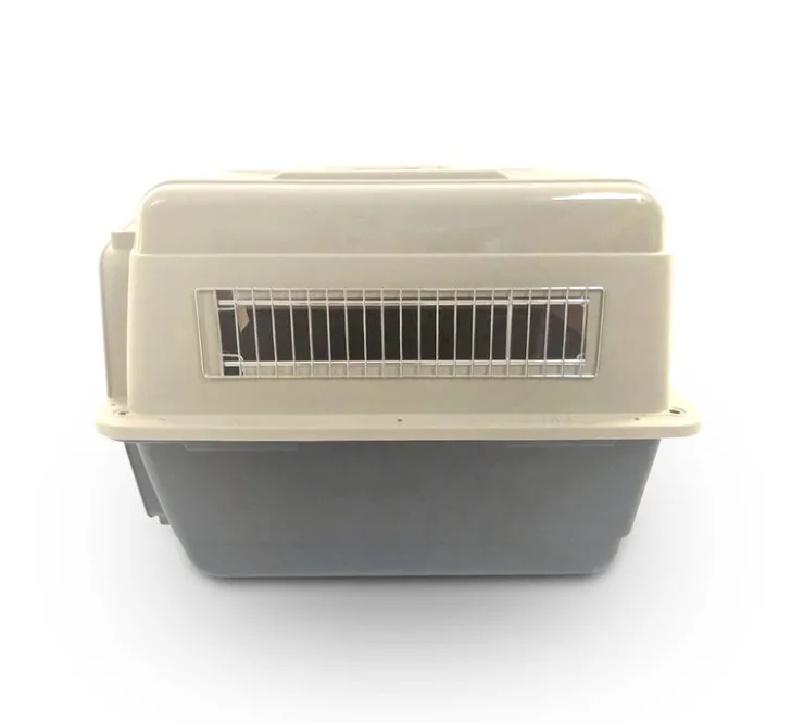 PETMATE Transportador Vari Kennel Ultra Fash-Medium Negro con Crema (71x52x54 cm)