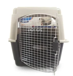 PETMATE Transportador Vari Kennel Ultra Fash-LG Negro con Crema (91.5x63.x68.5 cm)