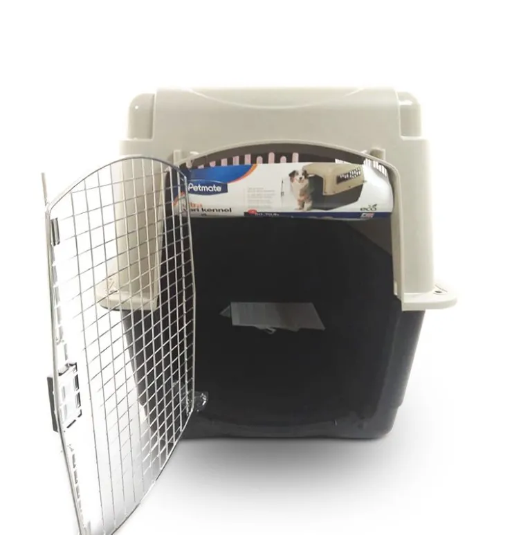 PETMATE Transportador Vari Kennel Ultra Fash-LG Negro con Crema (91.5x63.x68.5 cm)