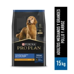 Pro Plan Adult 7+ Active Mind 15 Kg - Adulto Raza Med/Grande Mayor de 7 años