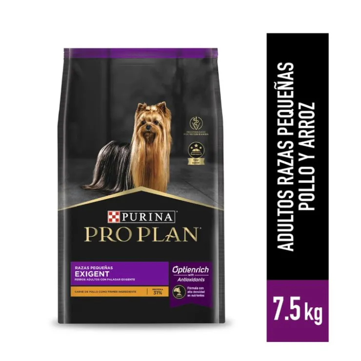 Pro Plan Exigent Small Breed 7.5 Kg - Adulto Raza Pequeña Paladar Exigente