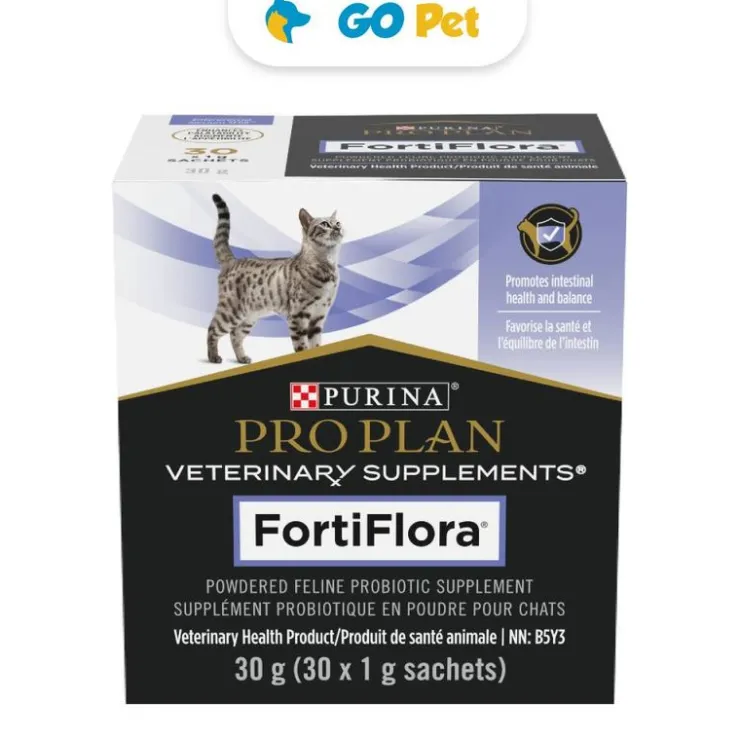 Pro Plan Feline Veterinary FortiFlora x 30 und - Suplemento Probiótico Digestivo para Gatos