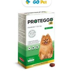 PROTEGGO 3M 112,5mg (2 a 4,5 Kg) x 1 Tableta - Antipulgas para Perros