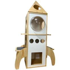 GoPet USA PussyCat Gimnasio Cohete Mini para gatos