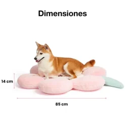 GoPet USA Qhalitech Cama Pink Rose para Gatos y Perros Vetreska