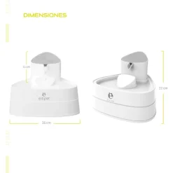 GoPet USA Qhalitech Fuente de Agua Automática para Gatos Modelo Coral