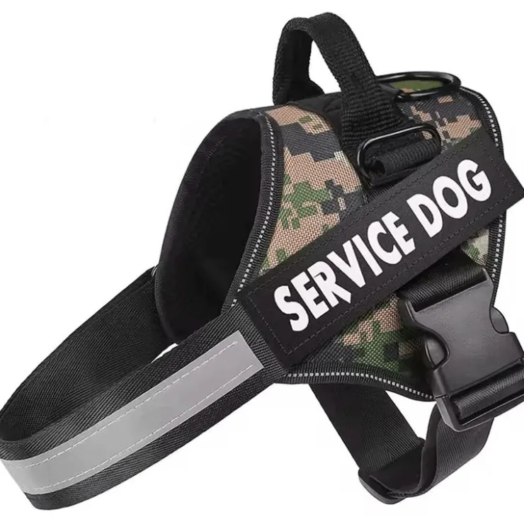 QUÉ PATAS PET SHOP Que Patas Arnés Chaleco Para Perros Grandes Verde Camuflaje