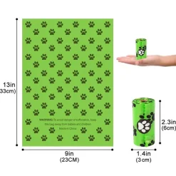 QUÉ PATAS PET SHOP Que Patas Caja de Bolsitas Biodegradables - 20 Rollos