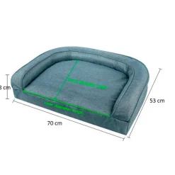 GoPet USA Que Patas Cama Sillón Celeste