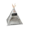 QUÉ PATAS PET SHOP Que Patas Cama teepee Triángulos Grises