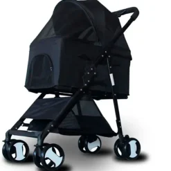 QUÉ PATAS PET SHOP Que Patas Coche 3 en 1 Plegable