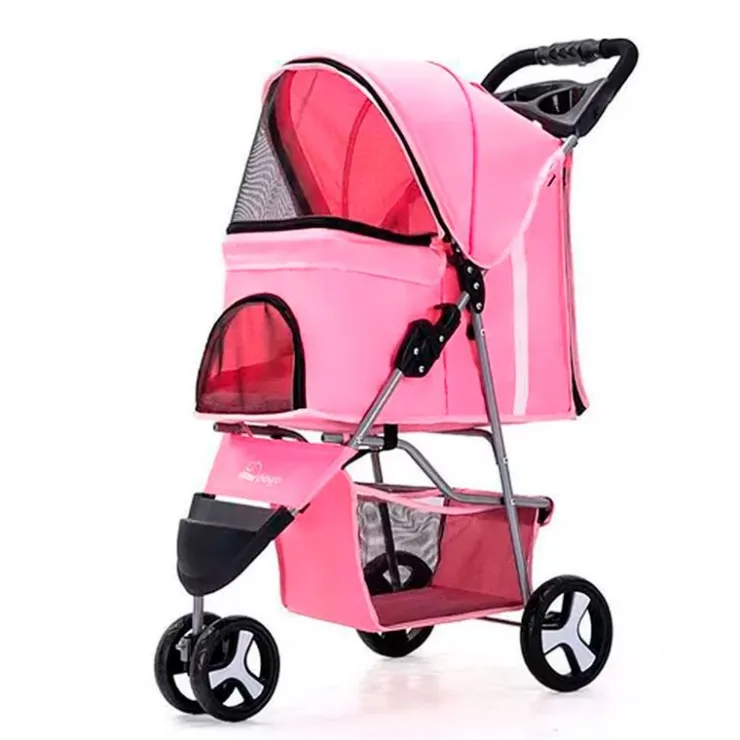 QUÉ PATAS PET SHOP Que Patas Coche 3 ruedas Rosado