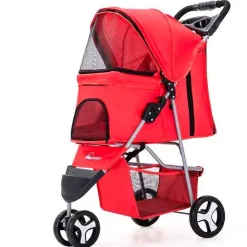 QUÉ PATAS PET SHOP Que Patas Coche 3 ruedas Rojo