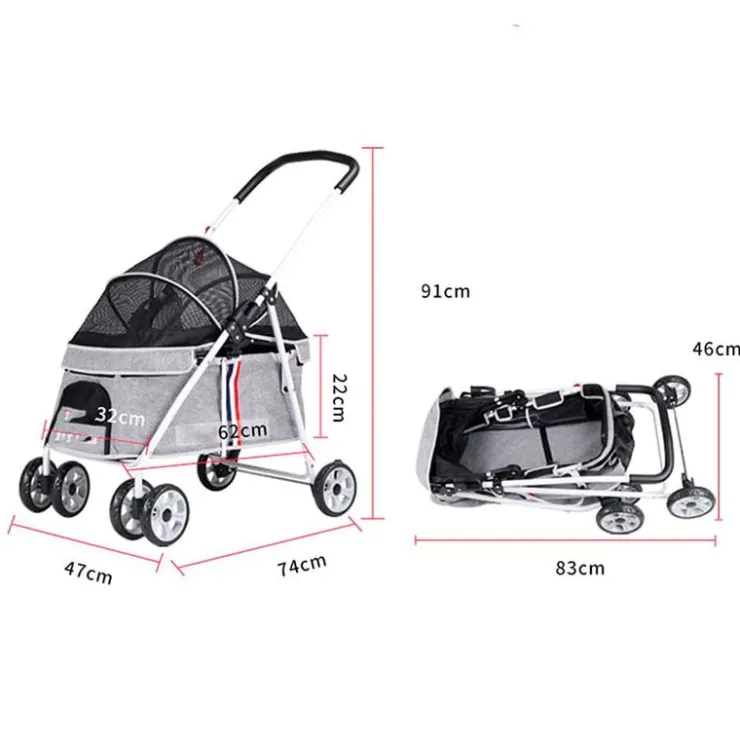 GoPet USA Que Patas Coche para Perros Medianos