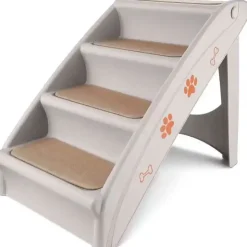 QUÉ PATAS PET SHOP Que Patas Escalera Plegable Gris