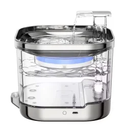 QUÉ PATAS PET SHOP Que Patas Fuente de Agua Inalámbrica con Sensor de Movimiento