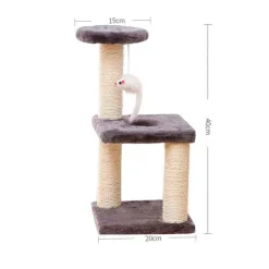 QUÉ PATAS PET SHOP Que Patas Gimnasio Mediano Gris