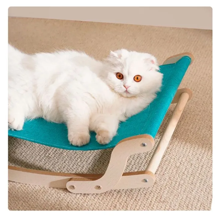 GoPet USA Que Patas Hamaca Mecedora para Gato Azul