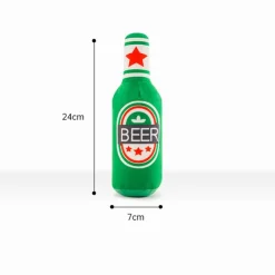 GoPet USA Que Patas Juguete de Peluche Lata de Cerveza
