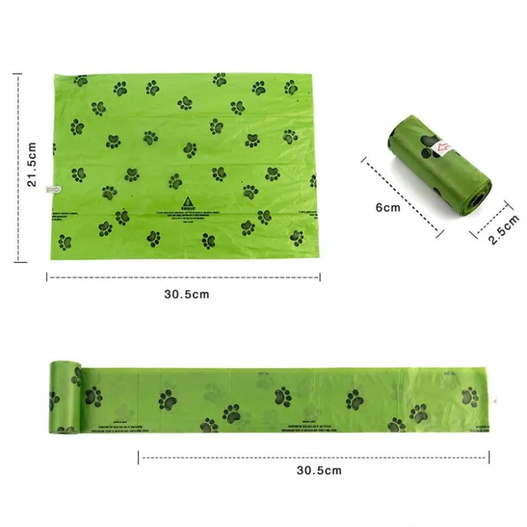 GoPet USA Que Patas Pack de 8 Rollos Biodegradables