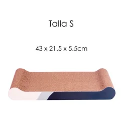 QUÉ PATAS PET SHOP Que Patas Rascador de Cartón Corrugado Talla S