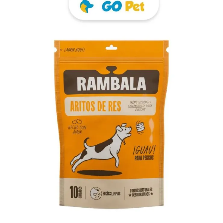 RAMBALA Treats Aros de Res - Bolsa x 10 und