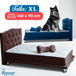 Colchones Reposar Reposar Cama Perro Premium Combo Completo Talla XL