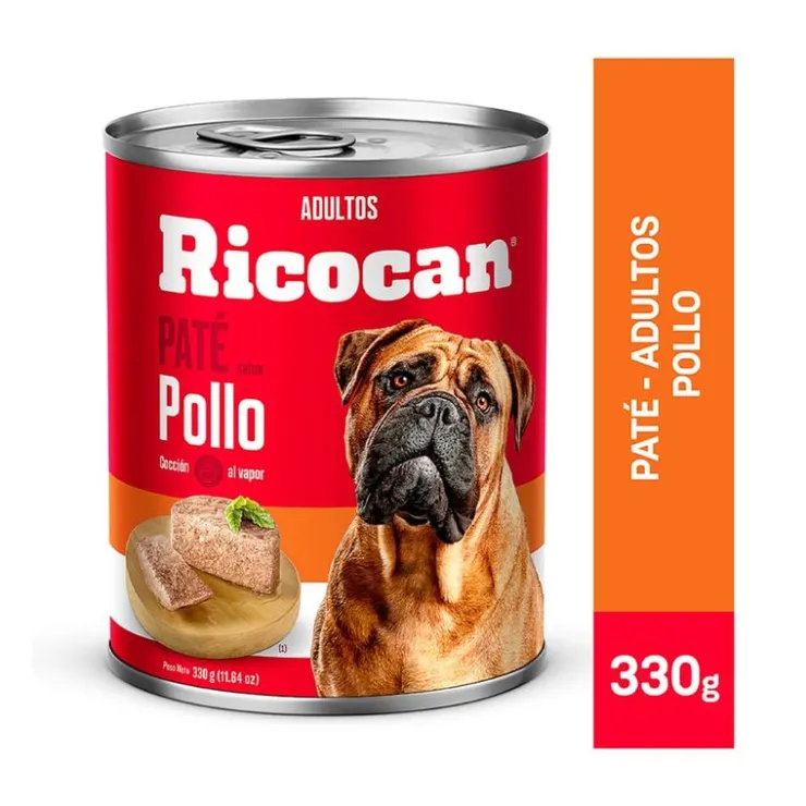 Ricocan Adulto Pate Pollo Lata 330 Gr