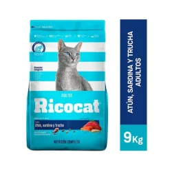 Ricocat Adulto Atún, Sardina y Trucha 9 Kg