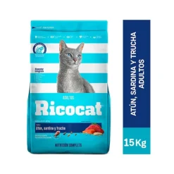 Ricocat Adulto Atún, Sardina y Trucha 15 Kg