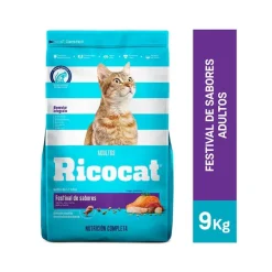 Ricocat Adulto Festival de Sabores 9 Kg