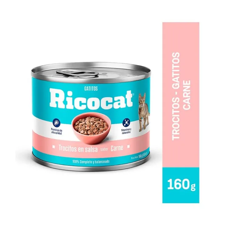 Ricocat Carne Gatitos Trocitos 160 Gr