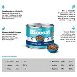 Ricocat Pescado Adulto Trocitos 160 Gr