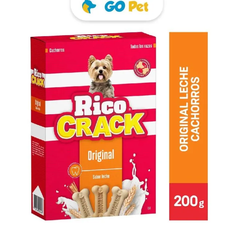 Ricocrack Cachorro Original con Leche Cj. 200 g