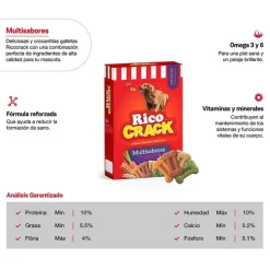 Ricocrack Multisabores Adulto Todas las Razas Cj. 200 g