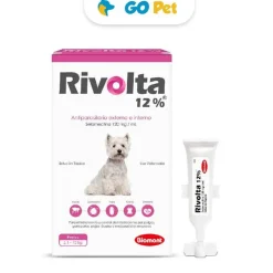 RIVOLTA 12% (5.1 - 10 Kg) x 1 Pipeta - Antipulgas y Antiparasitario para Perros