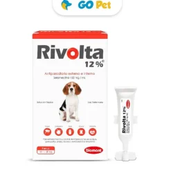 RIVOLTA 12% (10.1 - 20 Kg) x 1 Pipeta - Antipulgas y Antiparasitario para Perros
