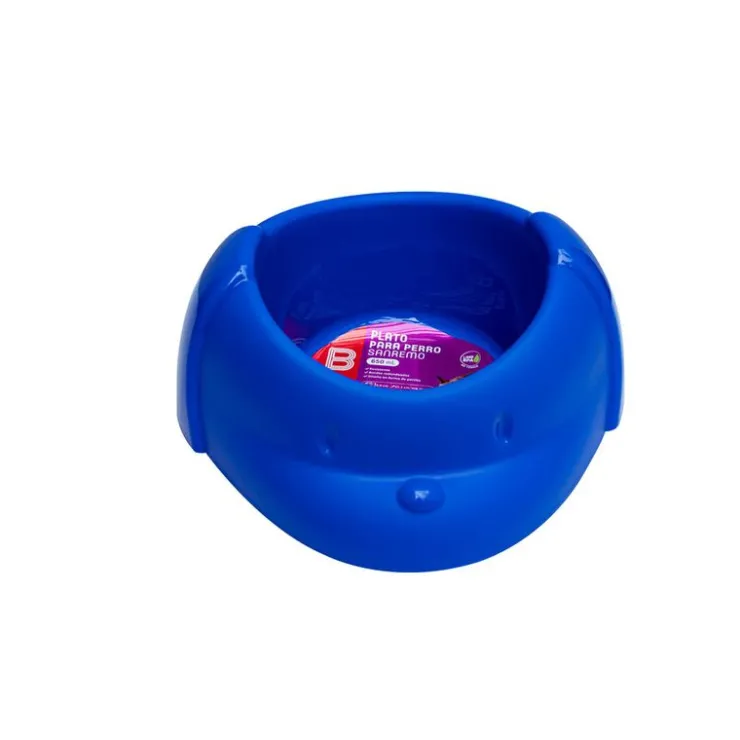 SANREMO Plato para Perro 650 ml Azul