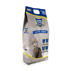 SEVEN LIVES Arena para Gatos con Carbón Activado 15 Kg