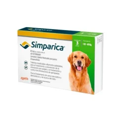 Simparica 80 mg (20 a 40 Kg) X 1 Tableta Suelta