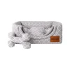Smartpet Cama Cubo Convertible TM Plomo - Medium - Interior: 45cmx35cm - Exterior: 57cm x 76cm